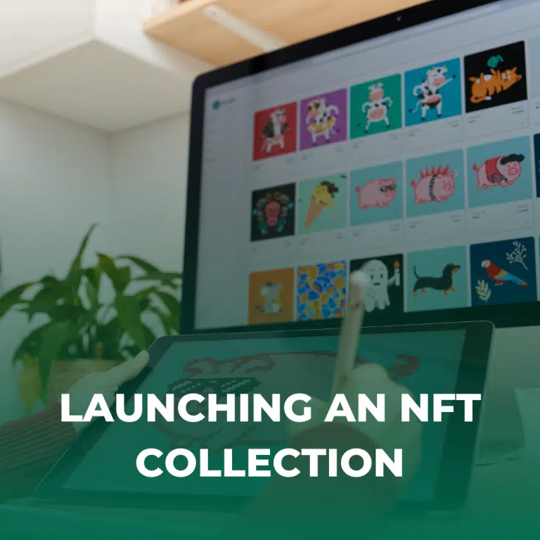 NFT launches are all about building  excitement and community, Find out more  about launching your collection.